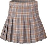 plaid skirt