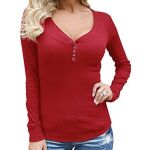 red henley shirt