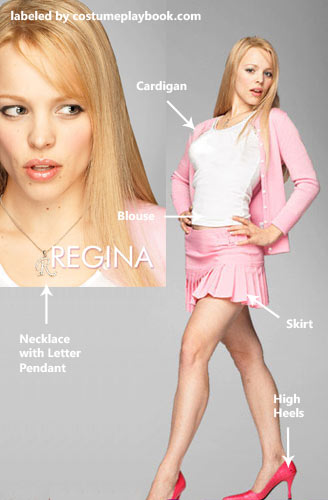 Dress up as Regina George (Rachel McAdams)  Costume Playbook - Cosplay &  Halloween ideas