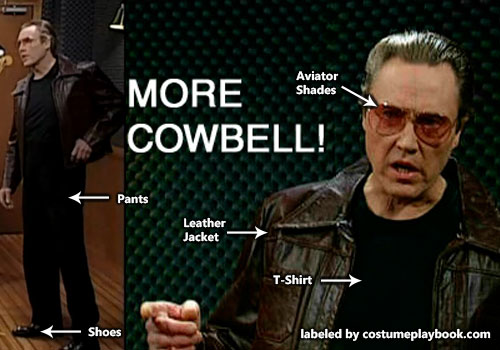 Bruce Dickinson - Walken Cowbell costume - Saturday Night Live