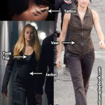 Tris Insurgent Divergent Outfit - Tattoo - Dauntless