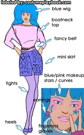 Costume Aja - Jem and Holograms