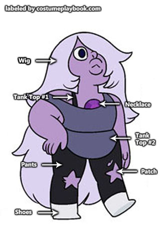 Amethyst Costume Costume Playbook Cosplay Halloween ideas