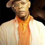 orange outfit of valentine samuel jackson from kingsman