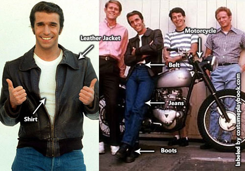 fonzie happy days costume