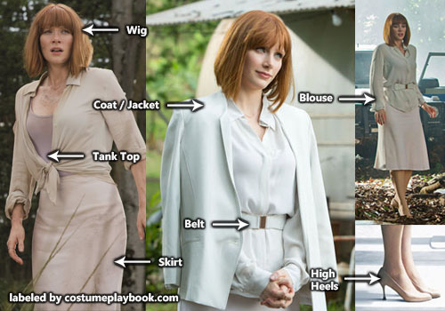Claire Bryce Howard Redhead Jurassic Costume