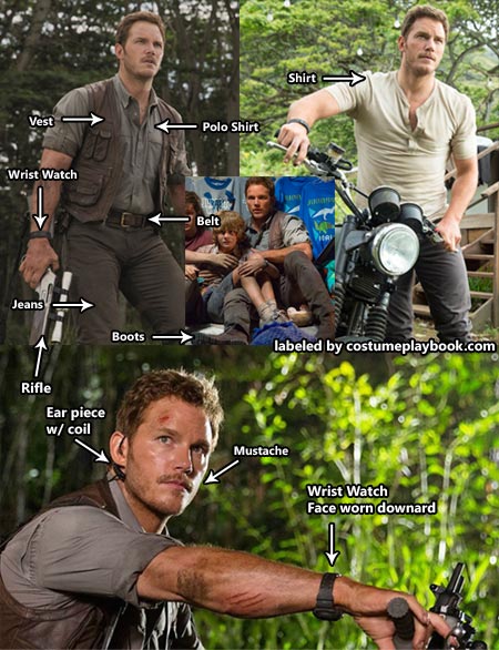 Owen Grady Jurassic World Costume Chris Pratt