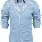 light blue cowboy shirt