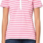 pink polo shirt