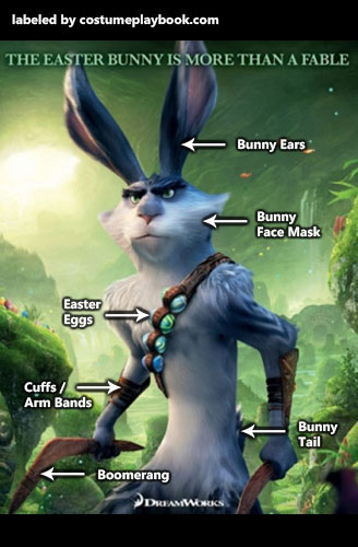 Easter Bunny cosplay - rise of guardians