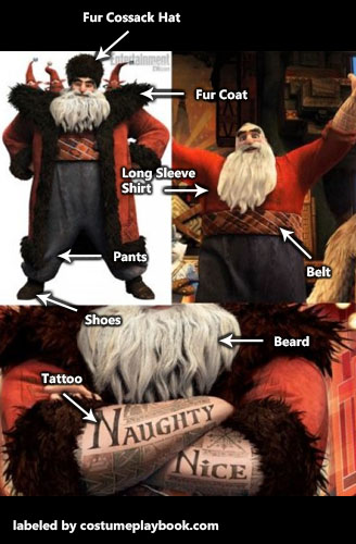 North Santa Claus costume - Rise of Guardians