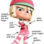 Dress up as Vanellope Von Schweetz  Costume Playbook - Cosplay & Halloween  ideas