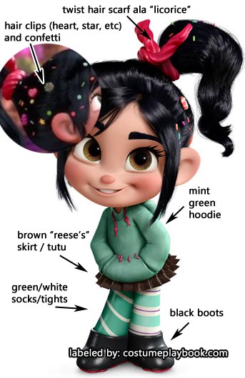 Dress up as Vanellope Von Schweetz