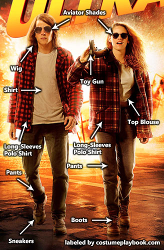 American Ultra Costume - Mike Howell Phoebe Larson