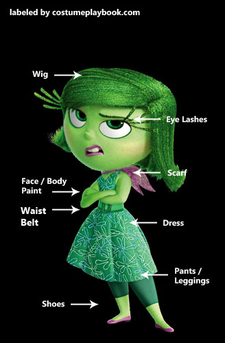 Inside Out - Disgust Outfit