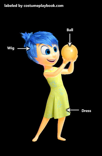Inside out - Joy's Outfit Cosplay