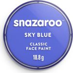 blue face paint sadness