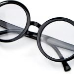 round frame glasses sadness