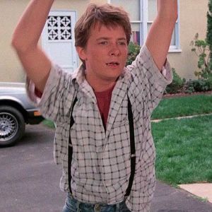 Marty McFly Suspenders Getup Back to the Future 1