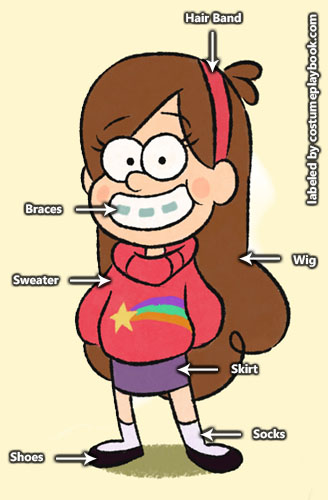 Dipper in Lamie Lamie Costume Sticker - Sticker Mania