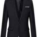 black slim fit blazer