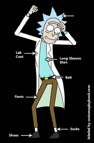 Rick and Morty - Rick Sanchez costume