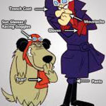 Dick Dastardly Muttley Costume for Pets and Owners