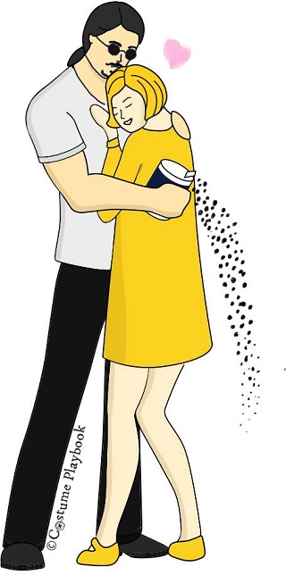 Salt Bae and Morton Salt costume for couples