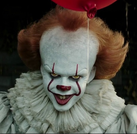 IT movie Clown face makeup tutorial