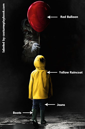 IT Movie - Raincoat Costume