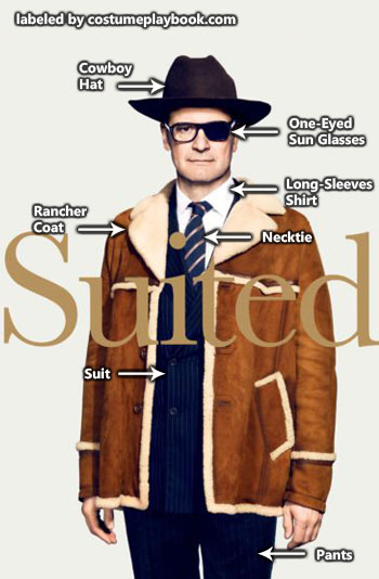 Harry Hart Costume - Kingsman Golden Circle Colin Firth