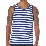 blue striped tank