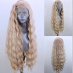 long blonde wig