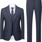 navy blue pinstripe