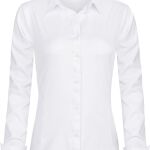 white button down shirt women