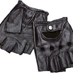 ruby fingerless gloves