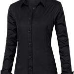 black button down shirt