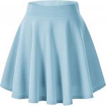 blue skater skirt