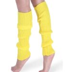 yellow leg warmers