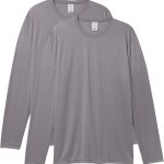 Gray 3-4 sleeve Tee