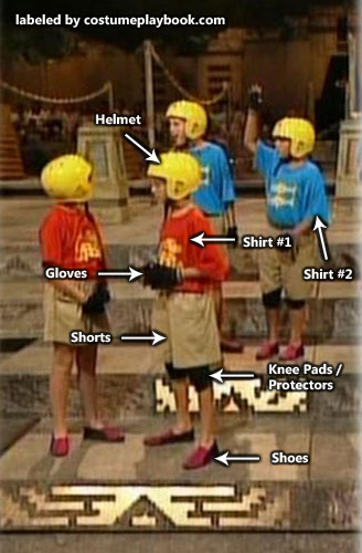 nickelodeon hidden temple Contestants costume