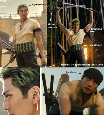 Zoro - Netflix One Piece costume outfit