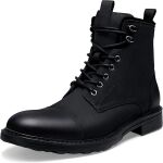 black casual boots men