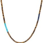 long brown bead necklace