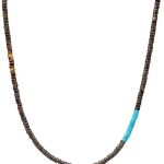 longest brown necklace men