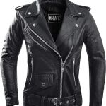 motorcycle jacket women rose