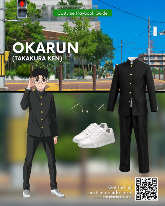 okarun student dandadan costume guide
