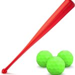 red baseball bat