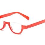 red frame glasses