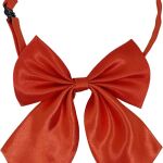 red ribbon bow tie momo